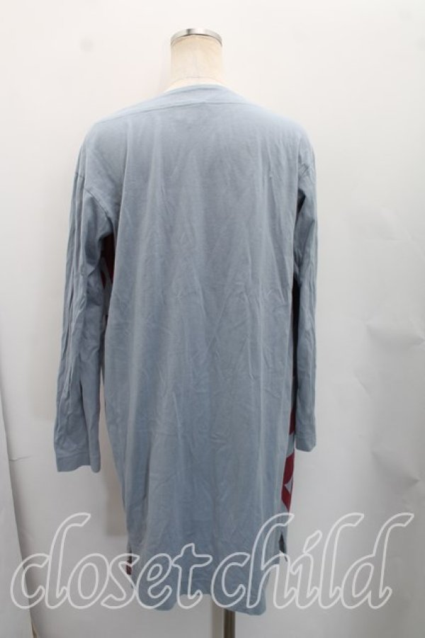 画像2: ヴィヴィアンウエストウッド 中古 / 総柄カットソーワンピ 2（9号相当） 青  H-26-08-16-009-op-OD-ZH (2)