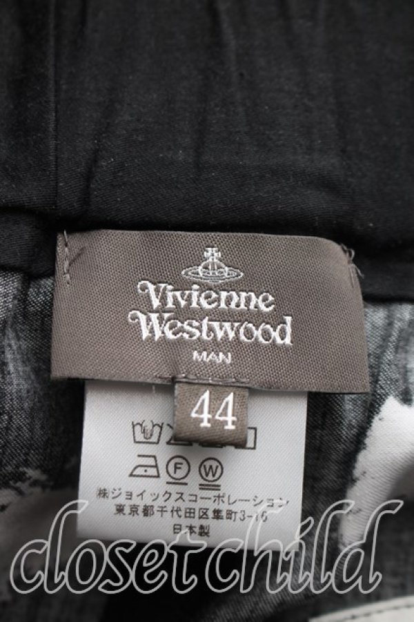 画像3: ヴィヴィアンウエストウッド MAN 中古 / ドット柄パンツ 44（メンズS相当） 黒ｘ白  H-26-08-16-014-pa-OD-ZH (3)