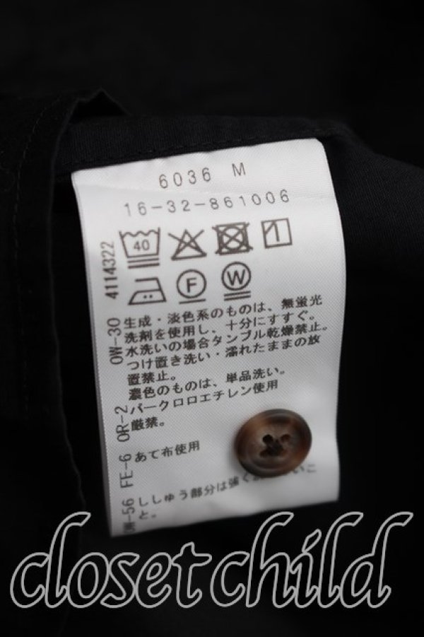 画像4: ヴィヴィアンウエストウッド MAN 中古 / FRONT MAN LONDONクラシックシャツ 46（メンズM相当） 黒  H-26-08-16-018-bl-OD-ZH (4)