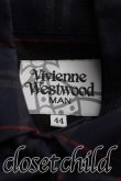 画像3: ヴィヴィアンウエストウッド MAN 中古 / チェックタイフロントシャツ 44（メンズS相当） 緑  H-26-08-23-025-bl-OD-ZH (3)