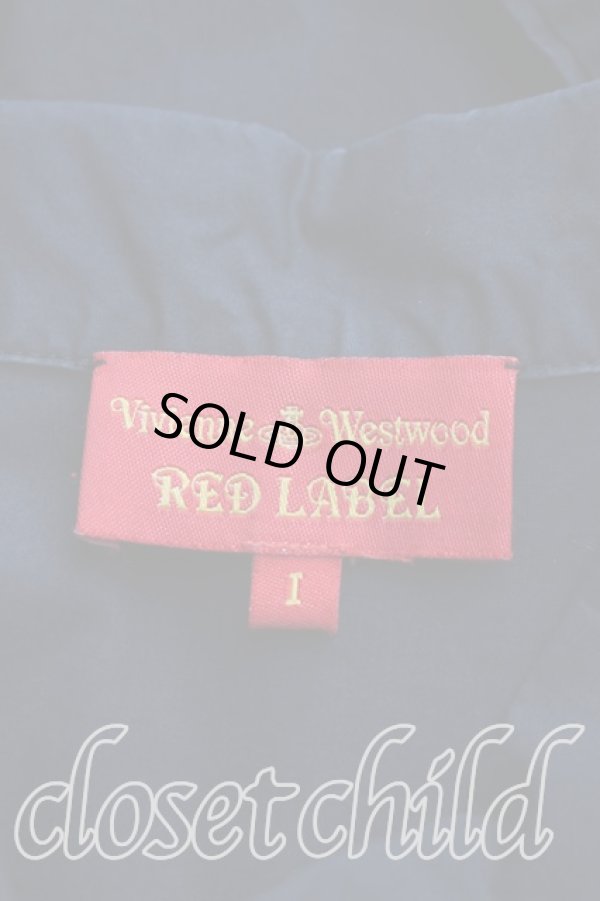 画像3: ヴィヴィアンウエストウッド 中古 / カラーオーブ刺繍シャツ I(7号相当） 黒  H-26-08-23-007-bl-OD-ZH (3)
