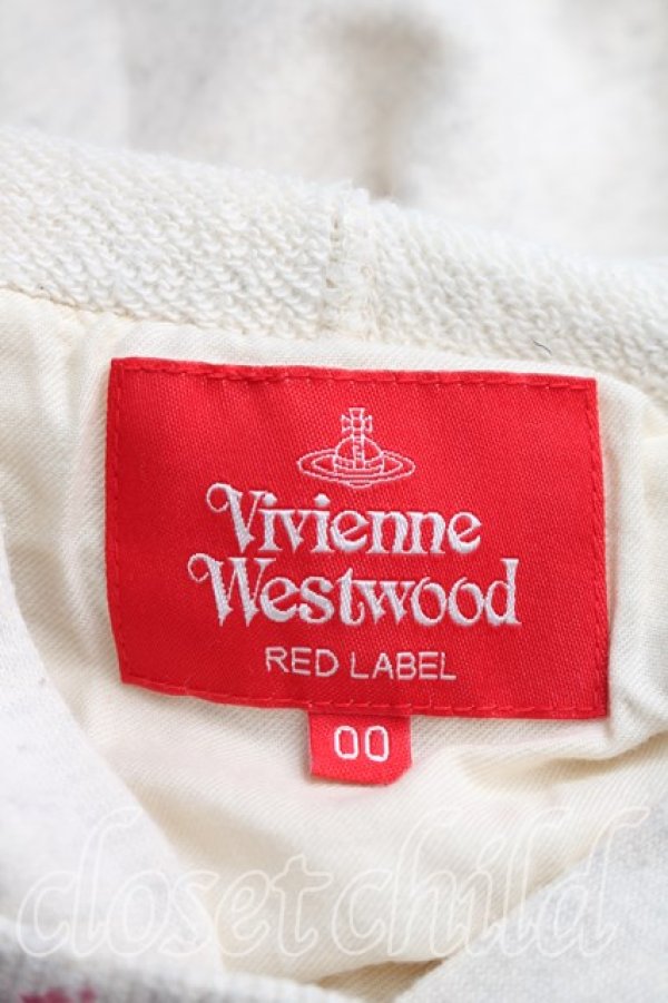 画像3: ヴィヴィアンウエストウッド 中古 / KITTY WITH WINE STAINS フード付スウェットワンピース 00（ワンサイズ） 生成  H-26-08-30-003-op-OD-ZH (3)