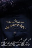 画像3: ANGLOMANIA 中古 / ロンドンブリッジコート 40（9号相当） 紫ｘ灰  H-26-08-30-004-co-OD-ZH (3)