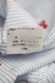 画像5: ヴィヴィアンウエストウッド 中古 / オーブ総柄ストライプカフスシャツ 3（11号相当） 青  H-26-08-30-008-bl-OD-ZH (5)