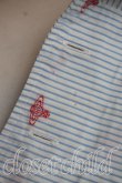 画像8: ヴィヴィアンウエストウッド 中古 / オーブ総柄ストライプカフスシャツ 3（11号相当） 青  H-26-08-30-008-bl-OD-ZH (8)