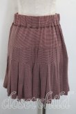 画像2: ヴィヴィアンウエストウッド 中古 / ボーダープリーツスカート 2（9号相当） ピンクｘ茶  H-26-08-30-010-sk-OD-ZH (2)