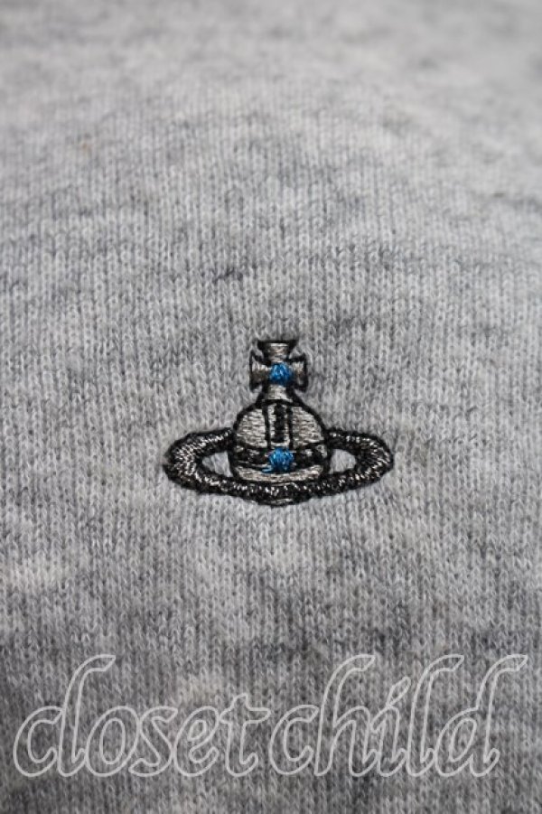 画像5: ヴィヴィアンウエストウッド MAN 中古 / オーブ刺繍パーカー 44（メンズS相当） 灰  H-26-09-06-020-to-OD-ZH (5)