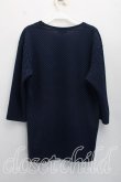 画像2: ヴィヴィアンウエストウッド MAN 中古 / オーブ刺繍ドットカットソー 46（メンズM相当） 青ｘ黒  H-26-09-06-022-to-OD-ZH (2)