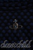 画像5: ヴィヴィアンウエストウッド MAN 中古 / オーブ刺繍ドットカットソー 46（メンズM相当） 青ｘ黒  H-26-09-06-022-to-OD-ZH (5)