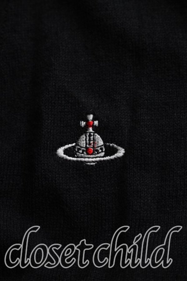 画像7: ヴィヴィアンウエストウッド 中古 / オーブ刺繍カーディガン 00（ワンサイズ） 黒  H-26-09-06-025-to-OD-ZH (7)