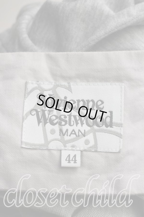 画像3: ヴィヴィアンウエストウッド MAN 中古 / アシンメトリーカーディガン 44（メンズS相当） 灰  H-26-09-06-028-to-OD-ZH (3)
