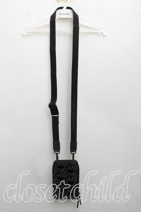画像3: ヴィヴィアンウエストウッド 中古 / ORBリピートメンズモバイルケース  黒  H-26-09-06-041-gd-OD-ZH (3)