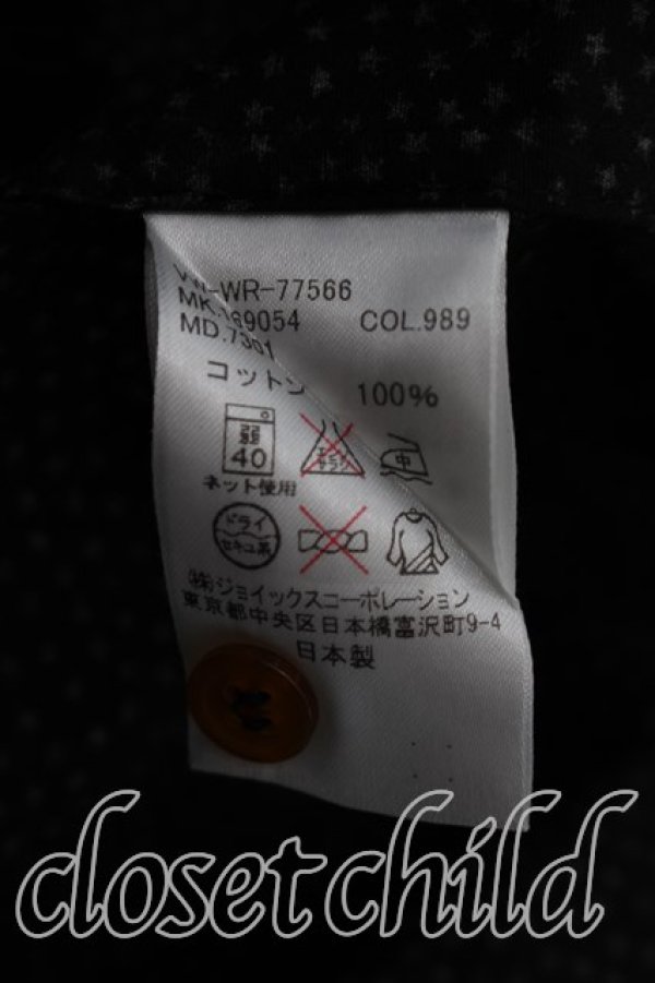 画像4: ヴィヴィアンウエストウッド MAN 中古 / スター柄半袖シャツ 44（メンズS相当） 黒  H-26-09-06-008-bl-OD-ZH (4)