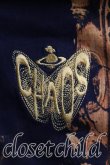 画像6: ヴィヴィアンウエストウッド 中古 / CHAOS刺繍Tシャツ M 黒  H-26-09-06-013-ts-OD-ZH (6)