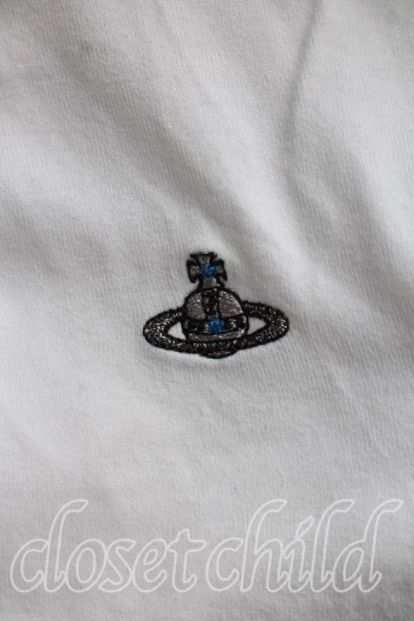 画像5: ヴィヴィアンウエストウッド MAN 中古 / ドッグクレストリラックスTシャツ 46（メンズM相当） 白ｘ青  H-26-09-06-015-ts-OD-ZH (5)