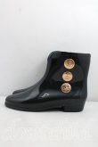 画像3: ヴィヴィアンウエストウッド×Melissa 中古 / bootie stud 38（24cm相当） 黒  H-26-09-13-036-sh-OD-ZH (3)