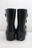 画像4: ヴィヴィアンウエストウッド×Melissa 中古 / bootie stud 38（24cm相当） 黒  H-26-09-13-036-sh-OD-ZH (4)