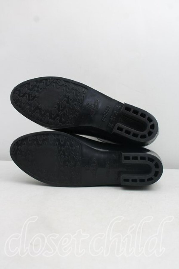画像5: ヴィヴィアンウエストウッド×Melissa 中古 / bootie stud 38（24cm相当） 黒  H-26-09-13-036-sh-OD-ZH (5)