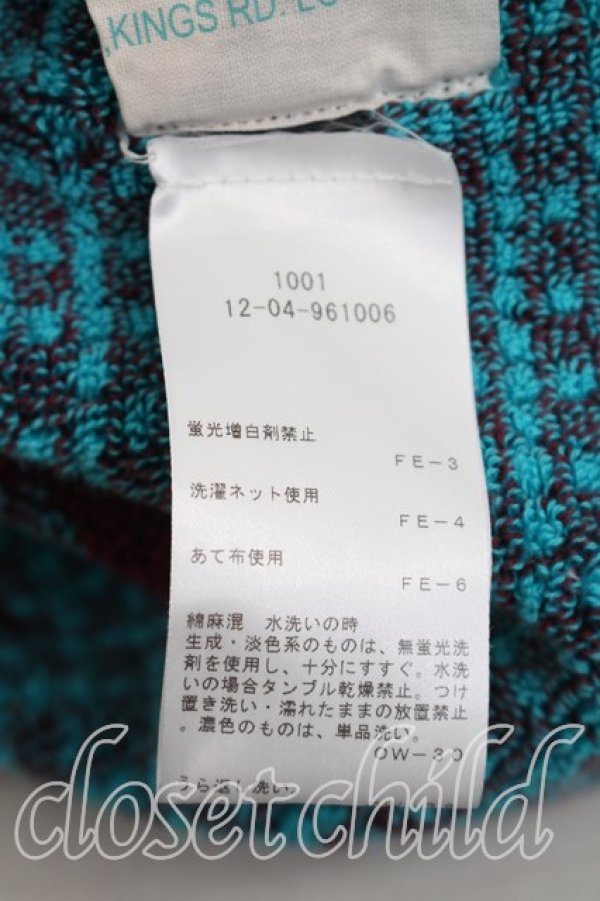 画像4: Worlds End 中古 / 青山店限定Worlds Endロゴ大判タオル  青ｘ茶  H-26-09-13-038-gd-YM-ZH (4)