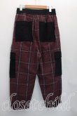 画像2: ヴィヴィアンウエストウッド MAN 中古 / タータンチェックカーゴパンツ 44（メンズS相当） 赤  H-26-09-13-005-pa-OD-ZH (2)
