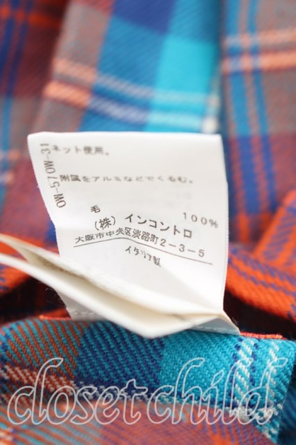 画像4: ヴィヴィアンウエストウッド 中古 / タータンチェックバムフラップ  青ｘ茶  H-26-09-13-046-gd-OD-ZH (4)