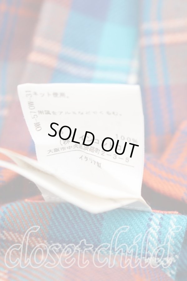 画像4: ヴィヴィアンウエストウッド 中古 / タータンチェックバムフラップ  青ｘ茶  H-26-09-13-046-gd-OD-ZH (4)