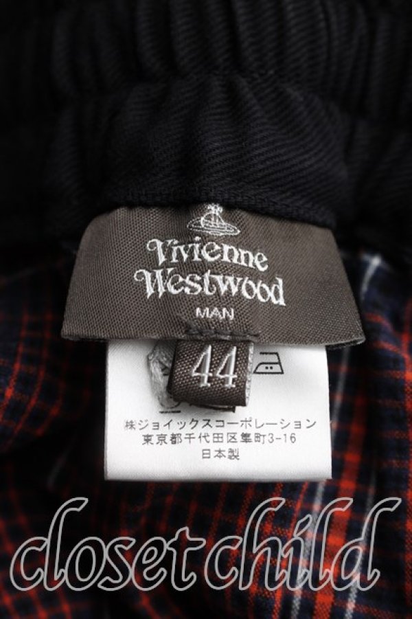 画像3: ヴィヴィアンウエストウッド MAN 中古 / タータンチェックカーゴパンツ 44（メンズS相当） 赤  H-26-09-13-005-pa-OD-ZH (3)