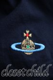 画像6: ヴィヴィアンウエストウッド 中古 / カラーオーブ刺繍カットソー S 紺  H-26-09-13-019-to-OD-ZH (6)