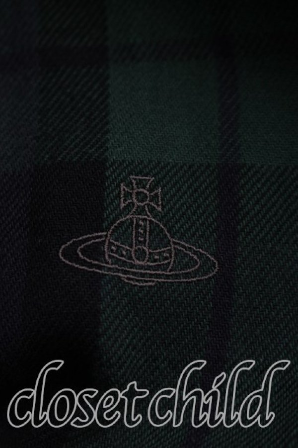 画像5: ヴィヴィアンウエストウッド MAN 中古 / タータンチェックロングシャツ FREE 緑  H-26-09-20-017-bl-OD-ZH (5)