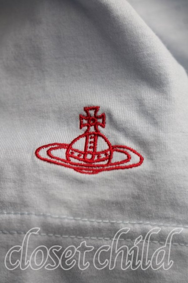 画像6: ヴィヴィアンウエストウッド 中古 / ペインティングバニーTシャツ 02（9号相当） 青  H-26-09-20-023-ts-OD-ZH (6)