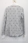 画像2: ヴィヴィアンウエストウッド 中古 / オーブ総柄シャツ 3（11号相当） 灰  H-26-09-20-012-bl-OD-ZH (2)