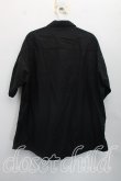 画像2: ヴィヴィアンウエストウッド 中古 / 比翼シャツ 2（9号相当） 黒  H-26-09-20-014-bl-OD-ZH (2)