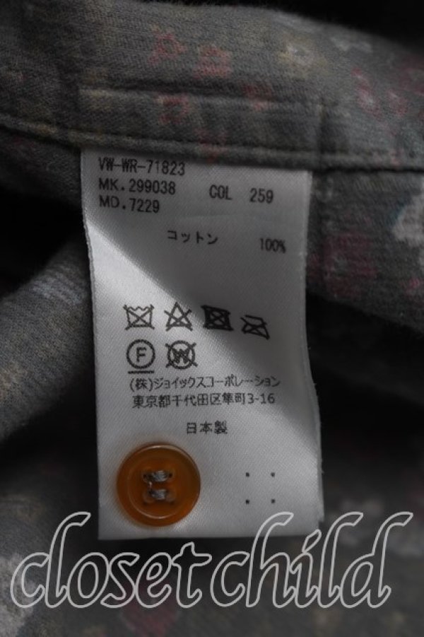 画像4: ヴィヴィアンウエストウッド MAN 中古 / リバティーコーデュロイシャツ 48（メンズL相当） 灰  H-26-09-20-015-bl-OD-ZH (4)