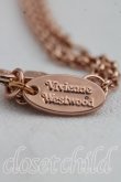 画像4: ヴィヴィアンウエストウッド 中古 / ミニバスレリーフネックレス  ピンクゴールド  H-26-09-27-022-nl-OD-ZH (4)