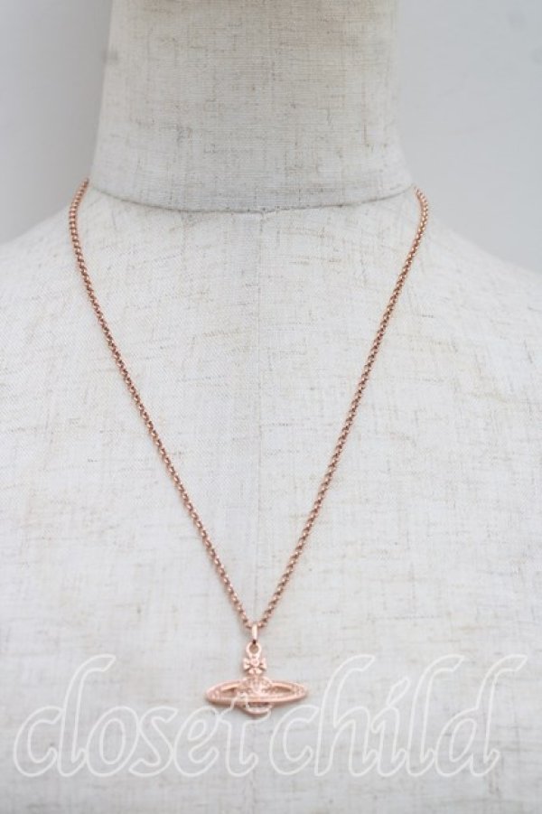 画像5: ヴィヴィアンウエストウッド 中古 / ミニバスレリーフネックレス  ピンクゴールド  H-26-09-27-022-nl-OD-ZH (5)