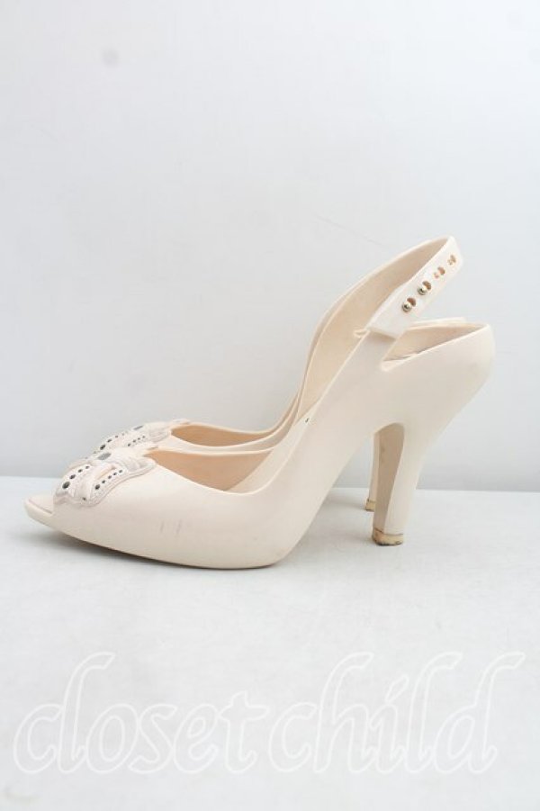 画像3: ヴィヴィアンウエストウッド×Melissa 中古 / レディードラゴンスカル EU37（23〜23.5cm） 白  H-26-09-27-027-sh-OD-ZH (3)