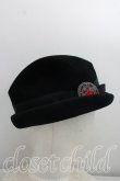 画像2: ヴィヴィアンウエストウッド 中古 / デビルワッペンハット  黒  H-26-09-27-030-ha-OD-ZH (2)