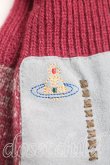 画像2: ヴィヴィアンウエストウッド 中古 / スエード切替手袋  灰ｘエンジ  H-26-09-27-031-gd-OD-ZH (2)