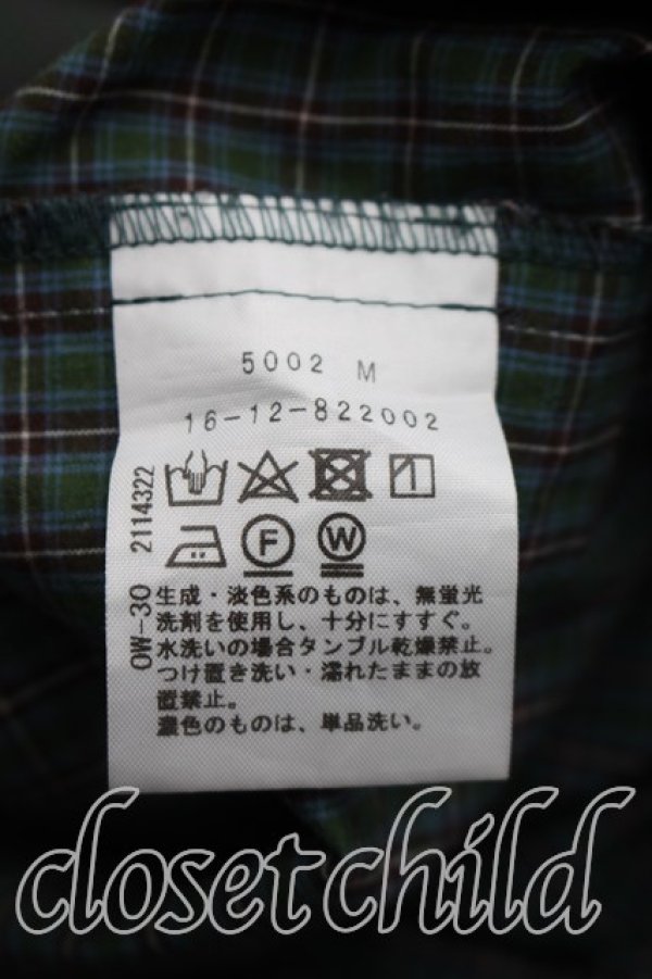 画像4: ヴィヴィアンウエストウッド 中古 / チェックフリルシャツ 00（ワンサイズ） 緑  H-26-10-04-021-bl-OD-ZH (4)