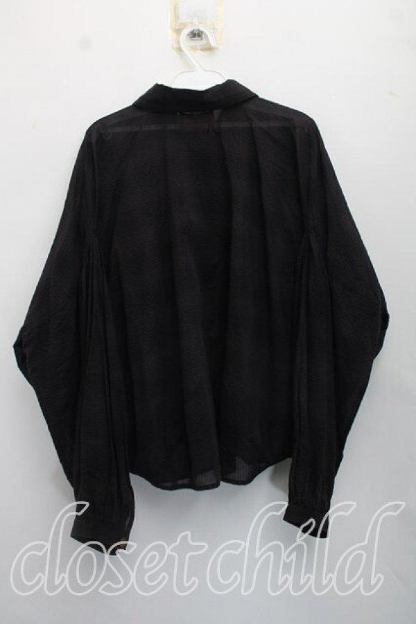 画像2: ヴィヴィアンウエストウッド 中古 / バルーンシャツ 00（ワンサイズ） 黒  H-26-10-04-022-bl-OD-ZH (2)
