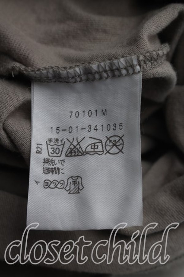 画像4: ANGLOMANIA 中古 / スカルptTシャツ 36（S相当） ベージュ  H-26-10-04-028-ts-OD-ZH (4)
