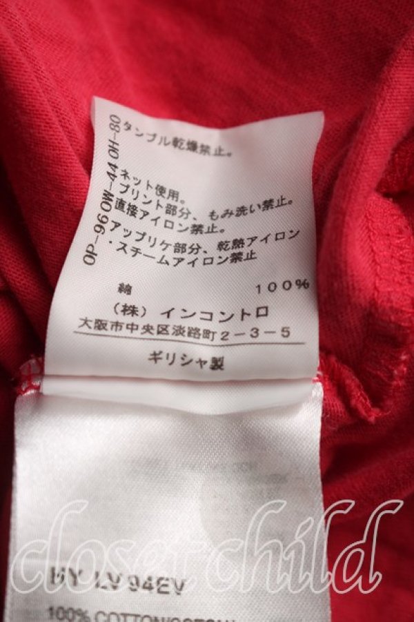 画像5: ヴィヴィアンウエストウッド Anglomania and Lee 中古 / ACTIVE-RESISTワッペン Tシャツ S ピンク  H-26-10-04-029-ts-OD-ZH (5)