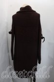 画像2: ヴィヴィアンウエストウッド MAN 中古 / ギャザーニットガウン FREE 茶ｘ黒ミックス  H-26-10-04-004-co-OD-ZH (2)