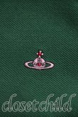 画像6: ヴィヴィアンウエストウッド 中古 / オーブ刺繍ポロシャツ 02（9号相当） 緑  H-26-10-04-037-to-OD-ZH (6)