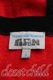 画像3: ヴィヴィアンウエストウッド MAN 中古 / アングロフィリア刺繍バイカラーカーディガン S 赤ｘ黒  H-26-10-04-042-to-OD-ZH (3)