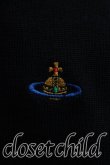 画像6: ヴィヴィアンウエストウッド 中古 / カラーオーブ刺繍タートルニット M 黒  H-26-10-04-047-to-OD-ZH (6)
