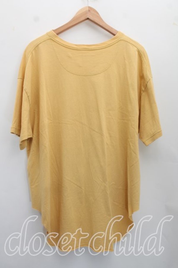 画像2: ヴィヴィアンウエストウッド 中古 / オーガニックBD天竺ロードキルキャットラウンドヘムTシャツ 00（ワンサイズ） 黄色  H-26-10-04-050-to-OD-ZH (2)