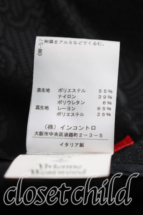 画像4: ヴィヴィアンウエストウッド 中古 / トライバル柄ペンシルスカート 42（11号相当） 黒  H-26-10-04-055-sk-OD-ZH (4)