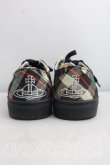 画像4: ヴィヴィアンウエストウッド 中古 / PLIMSOLL LOW TOPスニーカー 36（23cm相当） 緑  H-26-10-04-062-sh-OD-ZH (4)