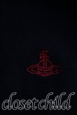 画像6: ヴィヴィアンウエストウッド 中古 / ラインオーブ鹿ノ子ポロワンピース 00（ワンサイズ） 黒  H-26-10-04-007-op-OD-ZH (6)